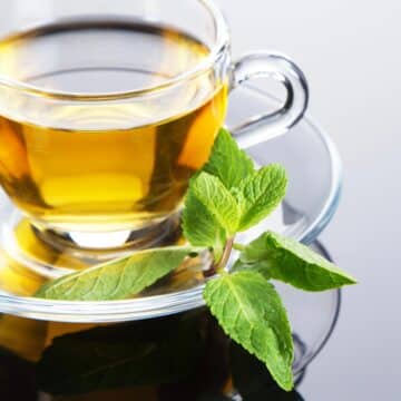 green tea with apple cider vinegar