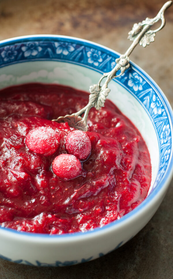Apple Strawberry Cranberry Sauce