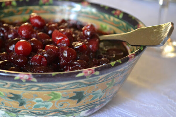Spiced Rum Cranberry Sauce
