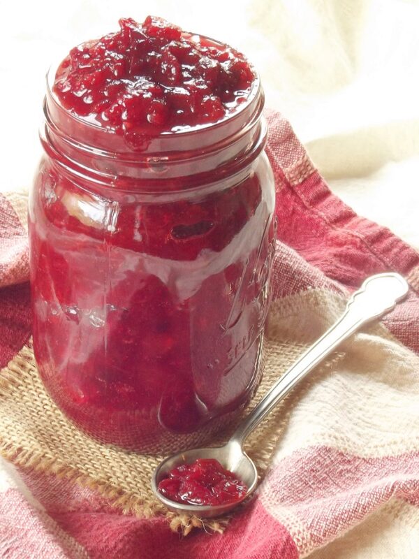 Spicy Cranberry Apple Sauce
