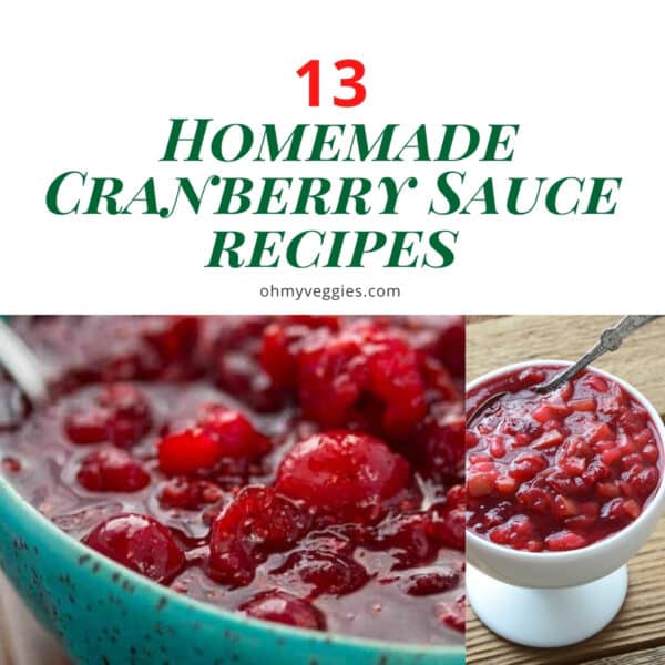 13+ Ways to Get Creative with Homemade Cranberry Sauce | Oh My Veggies