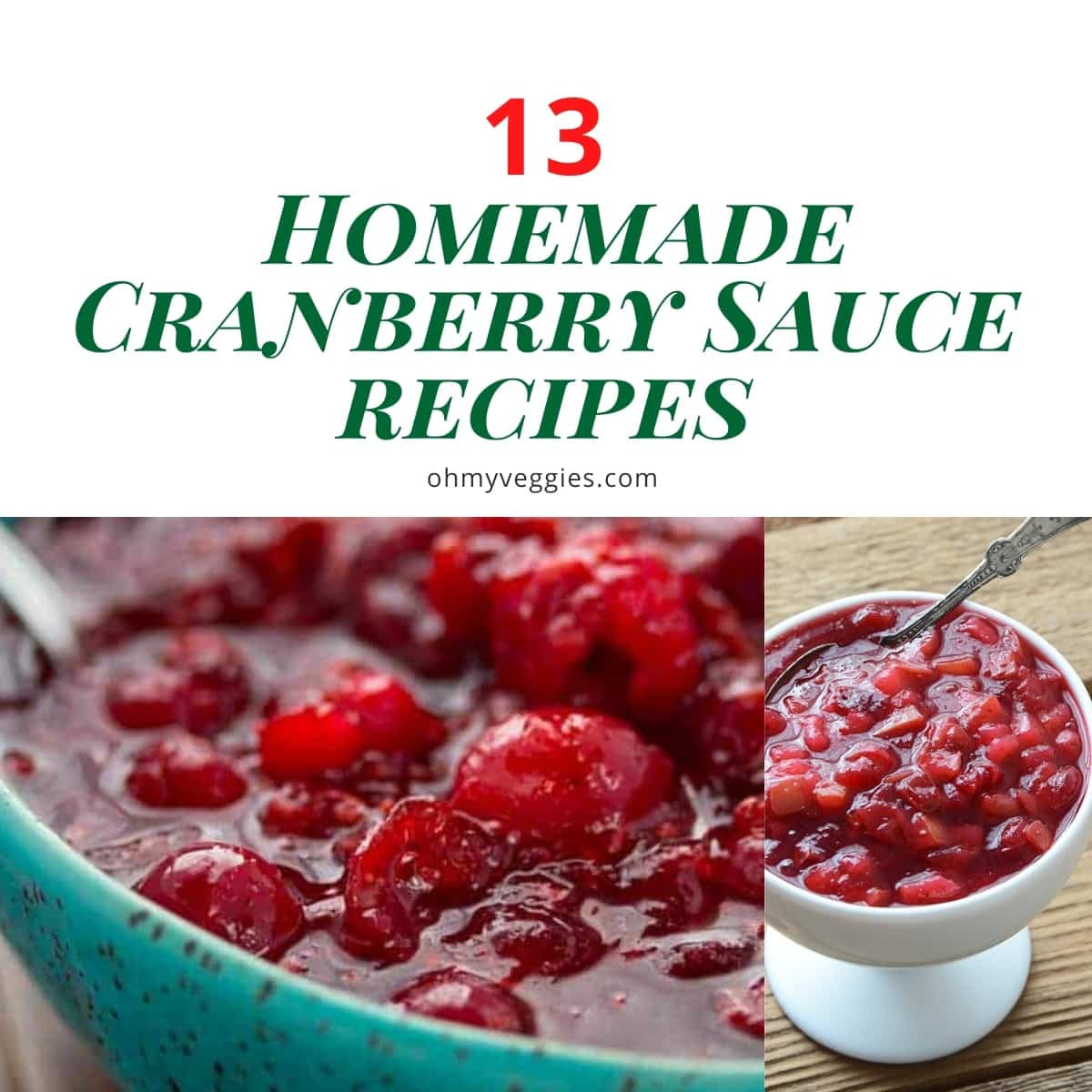 homemade cranberry sauce recipes