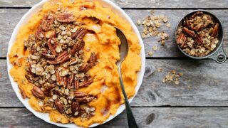 Browned Butter Mashed Sweet Potatoes By Ohmyveggies Com