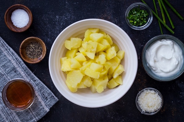 Lightened Up Mashed Potatoes