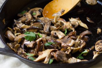 Puff Pastry Mushroom Tart From OhMyVeggies.com