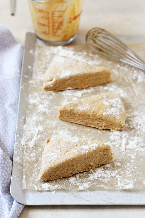 Sweet Potato Scones with Cardamom Glaze