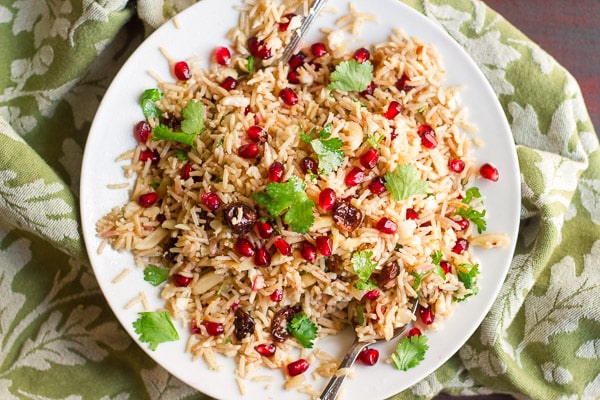 Basmati & Cauliflower Rice Pilaf with Fruit & Nuts