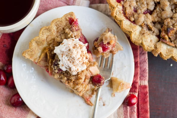 Chai-Spiced Cranberry Apple Pie