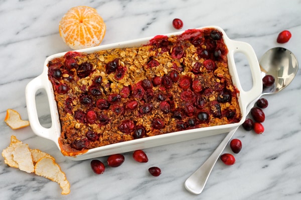 Cranberry Orange Baked Oatmeal