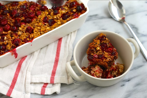 Cranberry Orange Baked Oatmeal