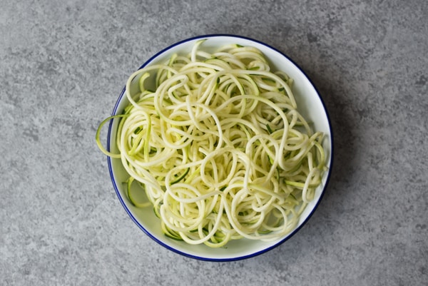 Pasta with Thyme Cream & Zucchini Noodles