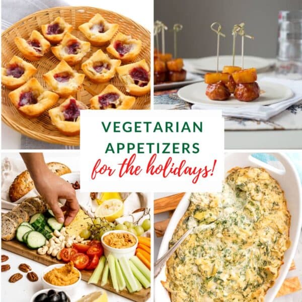 15 Vegetarian Holiday Appetizers - from Oh My Veggies!
