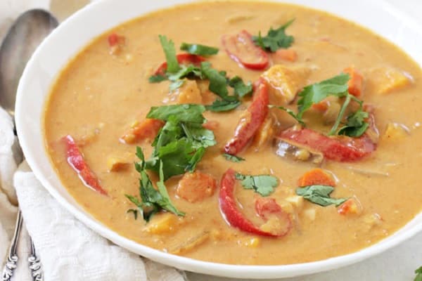 Slow Cooker Thai Sweet Potato Soup