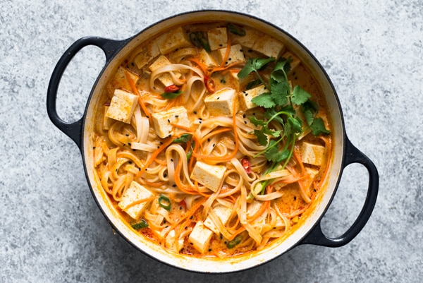 One-Pot Curry Noodles From 