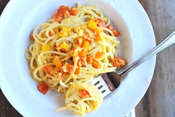 Orange Power Pasta with Cauliflower Alfredo from Superfood Weeknight ...