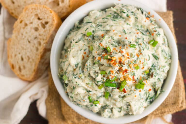 Vegan Spinach & Artichoke Dip By OhMyVeggies.com