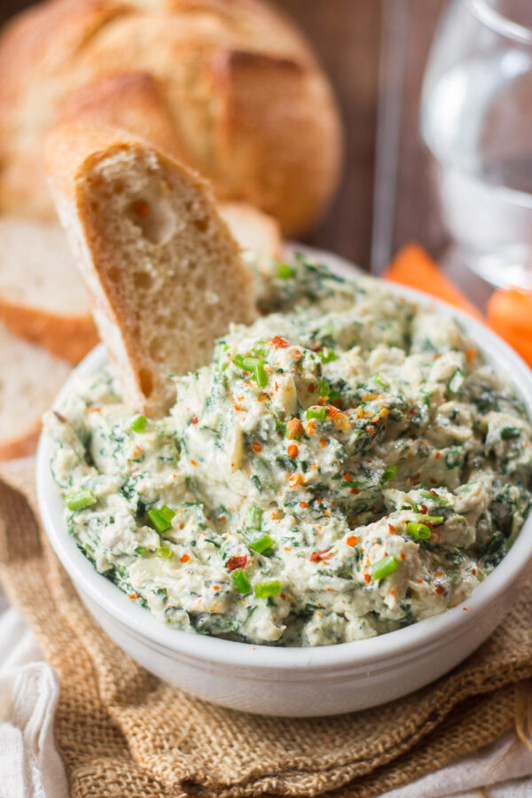 Vegan Spinach & Artichoke Dip By OhMyVeggies.com