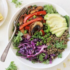 Barbecue Lentil Bowls