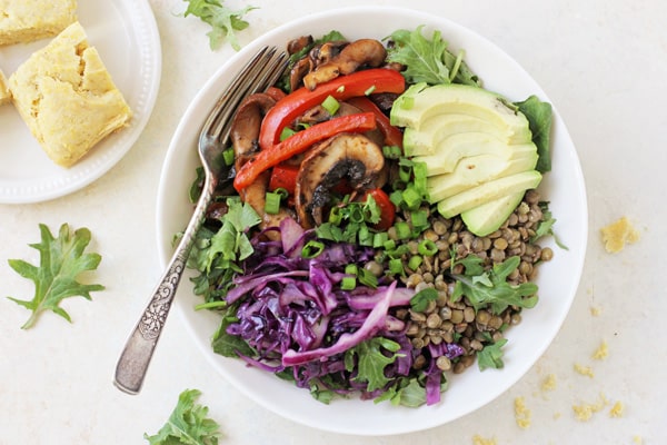 Barbecue Lentil Bowls