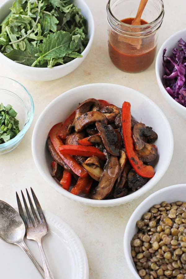 Barbecue Lentil Bowls