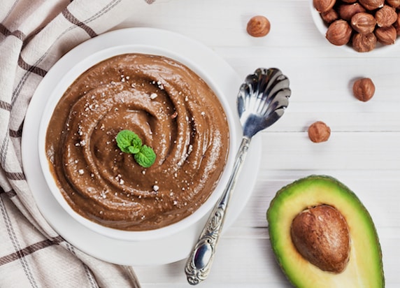 Vegan Chocolate Pudding From Avocado And Hazel Milk