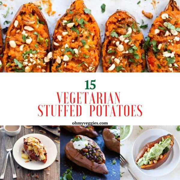 15+ Satisfying Vegetarian Stuffed Potatoes Oh My Veggies