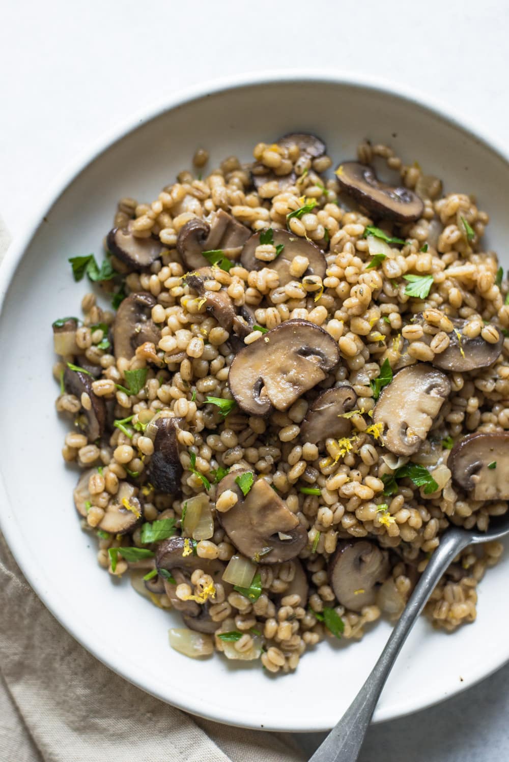 Mushroom Barley Pilaf Oh My Veggies