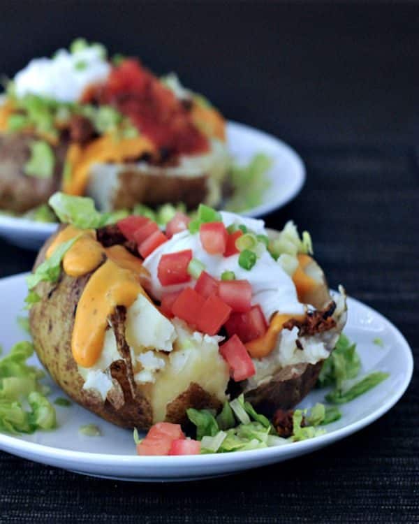 Taco Stuffed Baked Potato