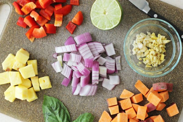 Thai Red Curry with Pineapple & Sweet Potatoes