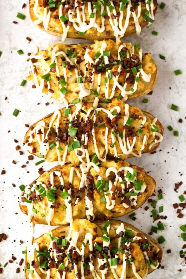 Protein-Packed Twice Baked Potatoes