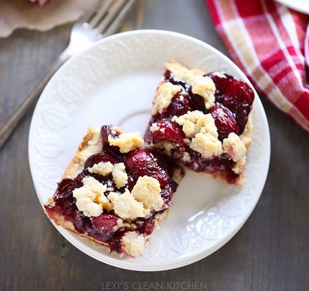 cherry pie bars by Lexi's clean kitchen