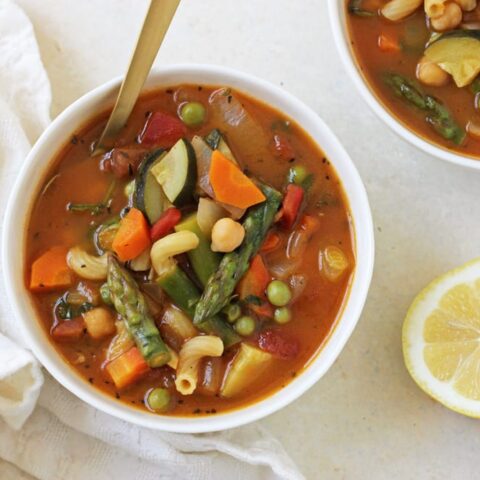 Spring Minestrone Soup