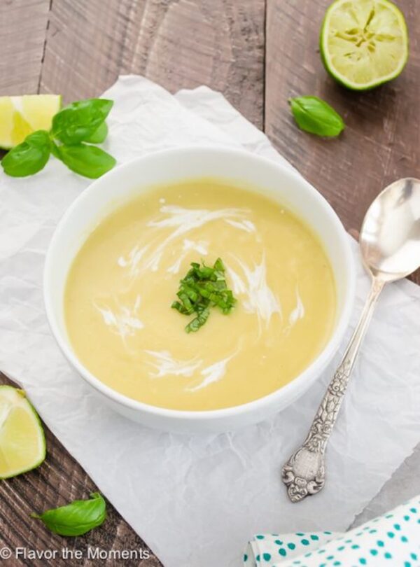 coconut curry summer squash soup