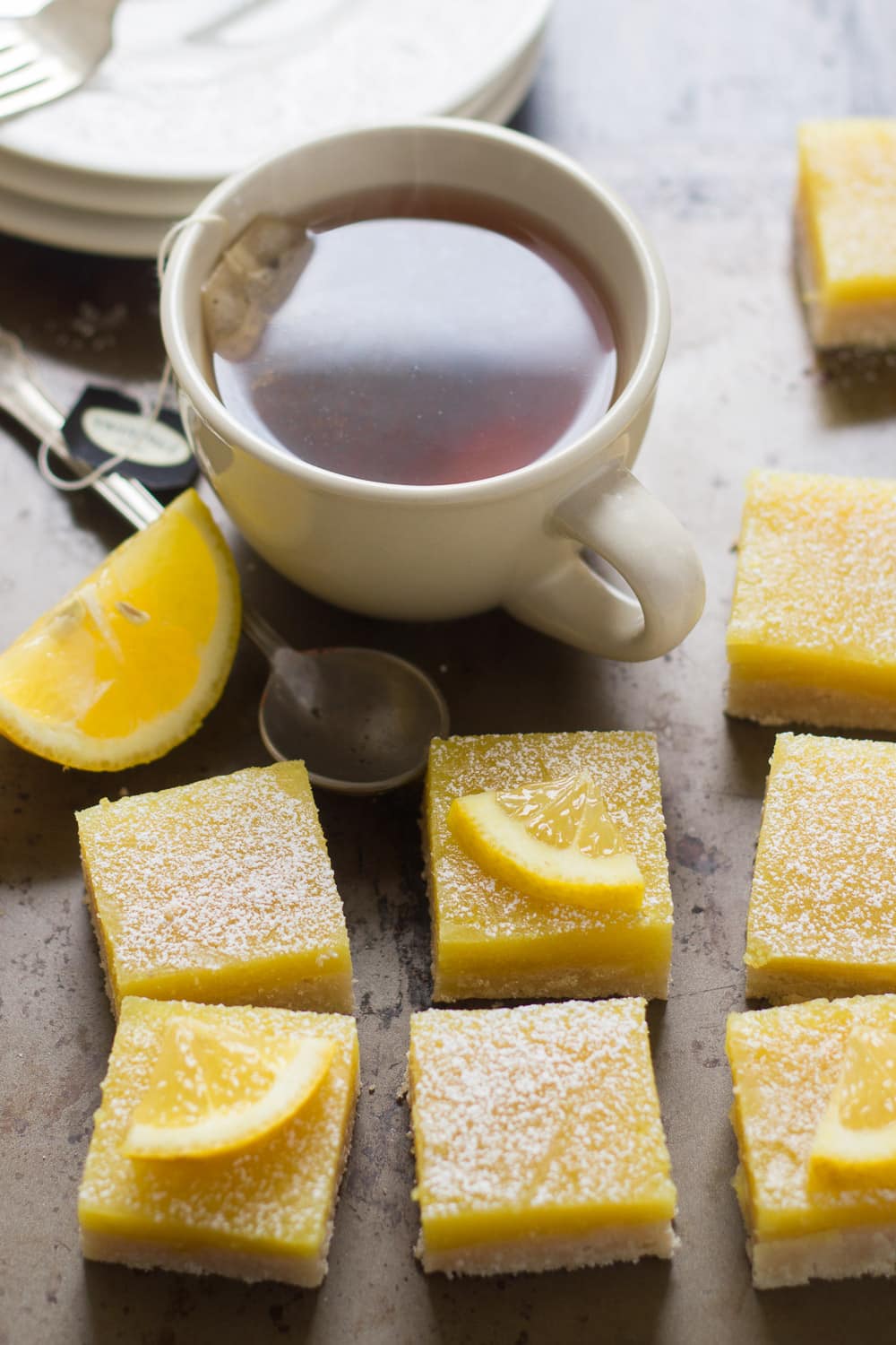 Vegan Lemon Bars - OhMyVeggies.com