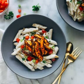 Creamy Vegan Cajun Pasta