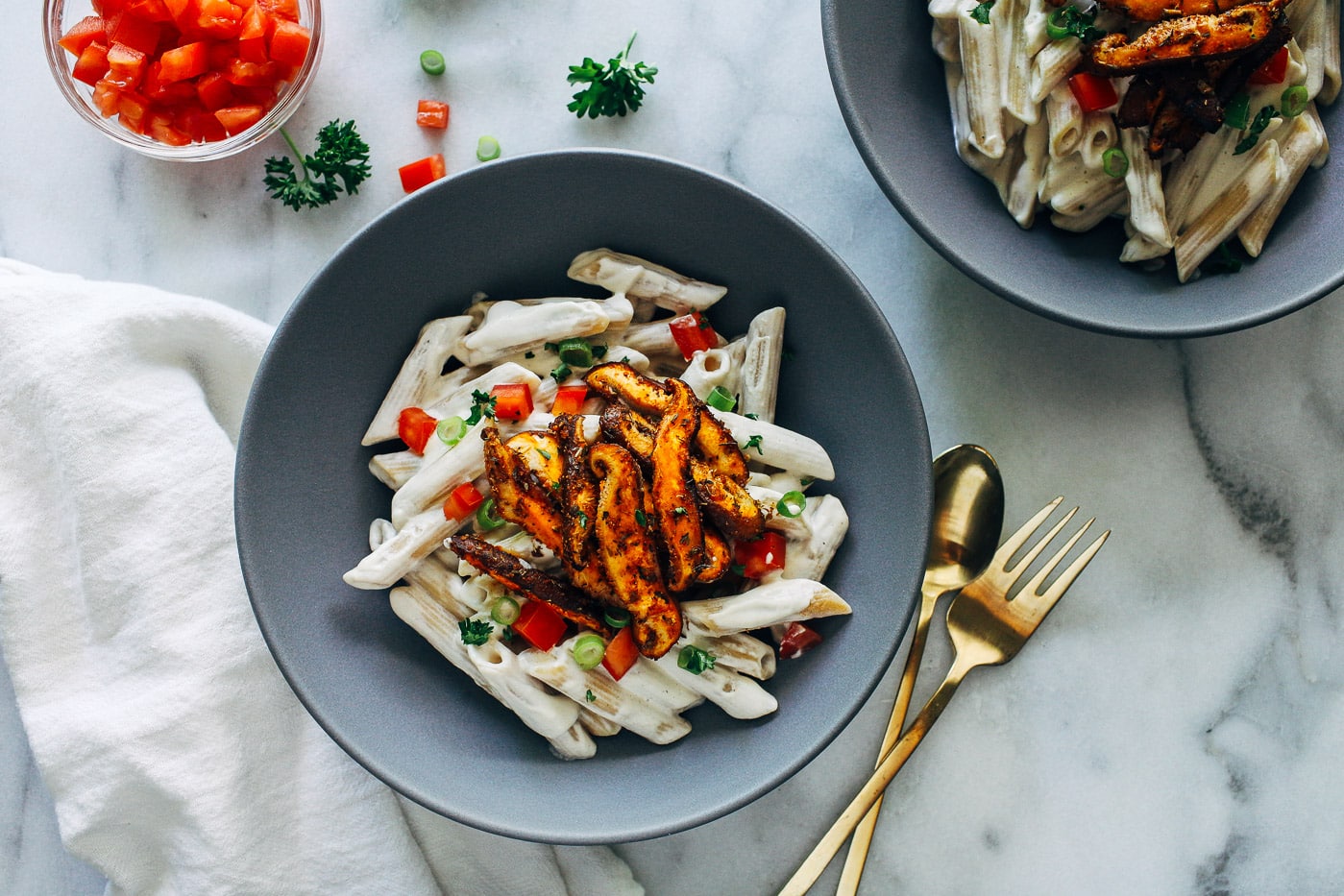 Creamy Vegan Cajun Pasta