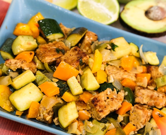 tex mex vegetarian stir fry