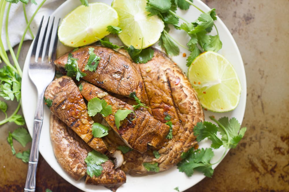 Mojo Marinated Portabella Steaks