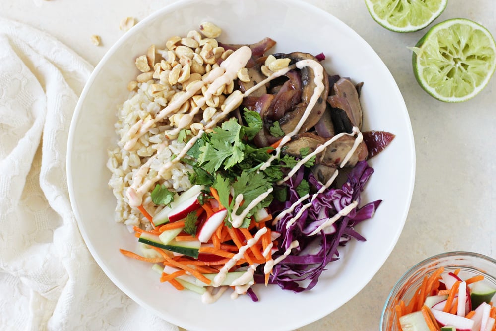 Portabella Banh Mi Bowls