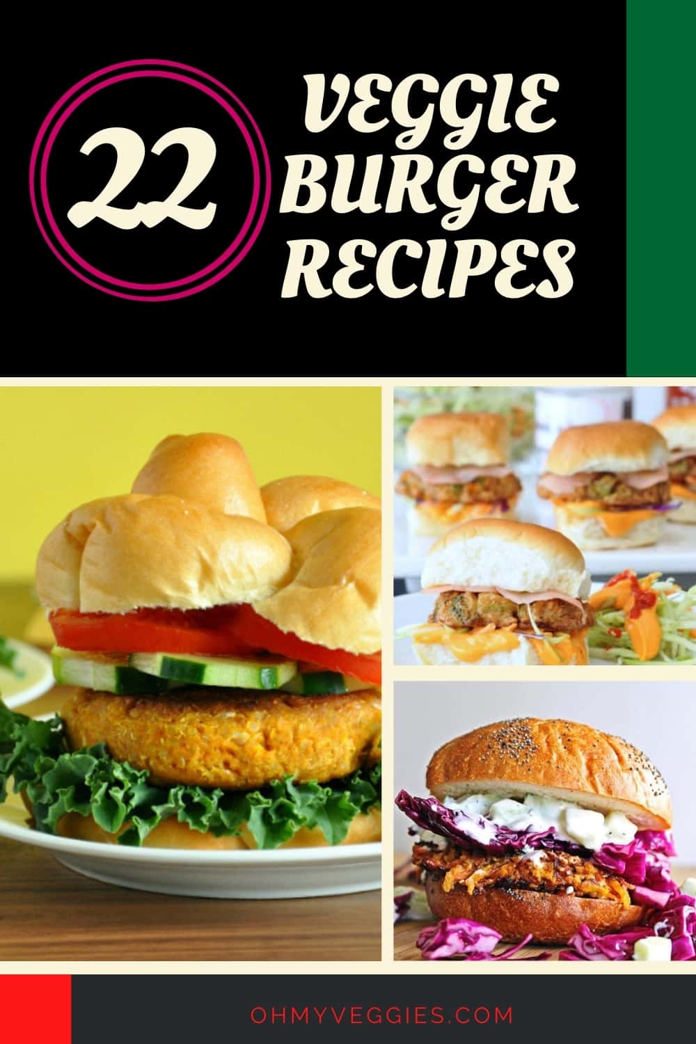 22+ Veggie Burger Recipes to up your Grilling Game! | Oh My Veggies