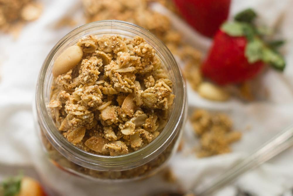 18 Irresistible Recipes for Homemade Granola: Peanut Butter Puffed Amaranth Granola