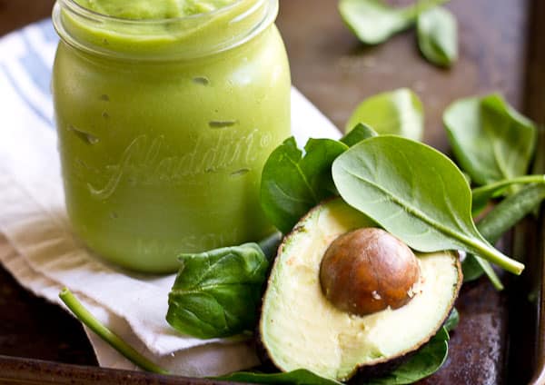 20 Healthy Green Smoothie Recipes: Avocado Green Smoothie