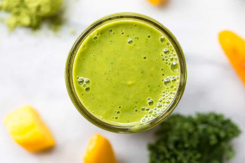 20 Healthy Green Smoothie Recipes: Matcha Green Tea Smoothie