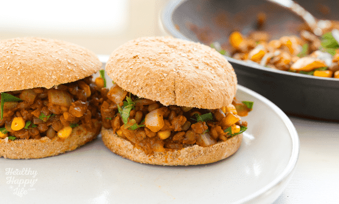 18 Best Easy Vegetarian Recipes: Lentil Sloppy Joes