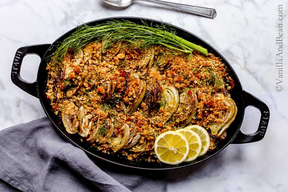 17 of the Best Vegetarian Casseroles: Roasted Fennel, Mushroom and White Bean Brown Rice Gratin