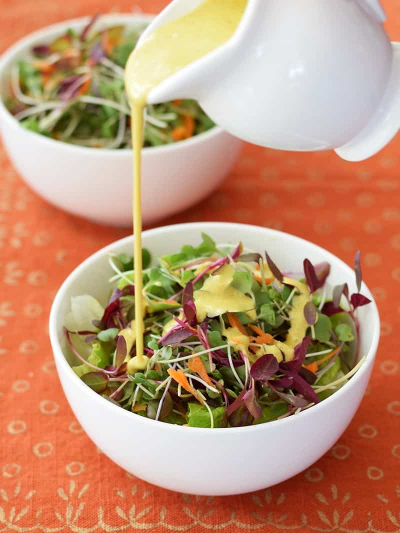 26 Creative and Delicious Turmeric Recipes: Creamy Anti-Inflammatory Salad Dressing