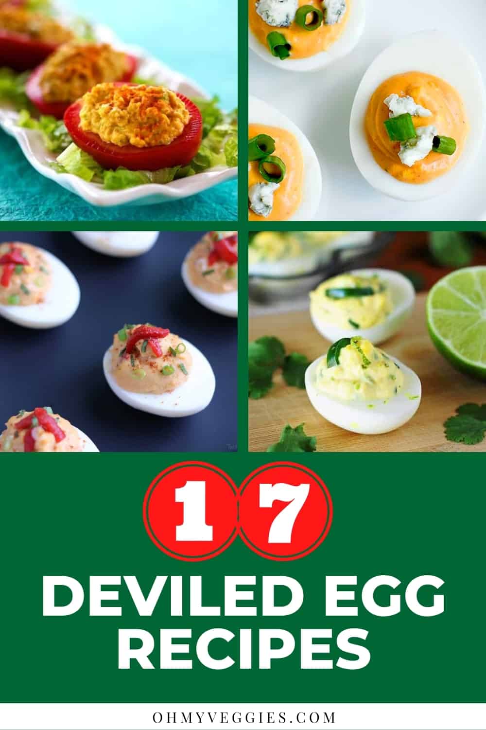 17 Delicious Deviled Egg Recipes Oh My Veggies