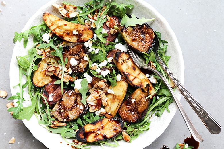 15 of the Best Vegetarian Grilling Recipes: Grilled Potato and Fig Salad