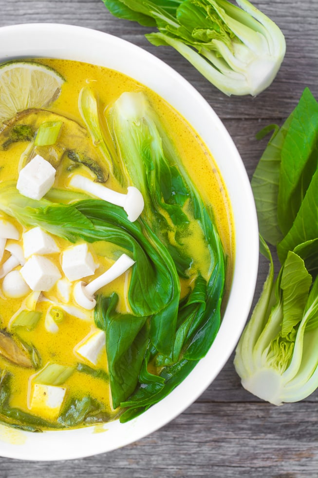 26 Creative and Delicious Turmeric Recipes: Radiant Bok Choy Soup
