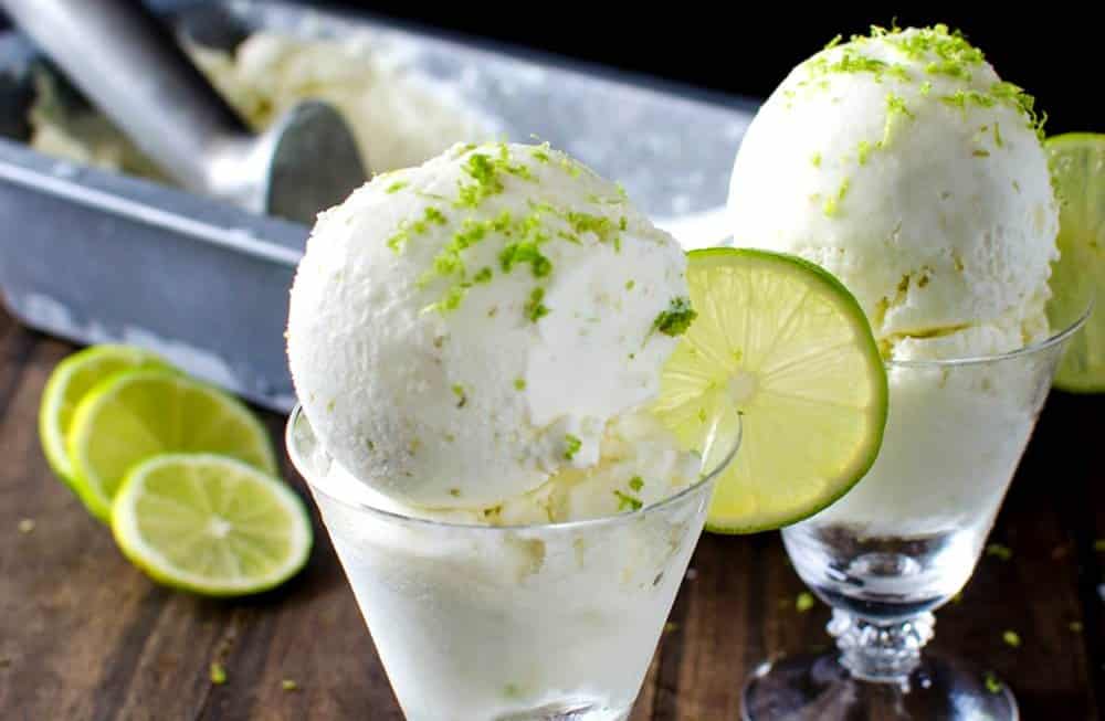 Refreshing Margarita Recipes to Cool You Down This Summer: Salted Lime Sherbet Margarita Ice Cream